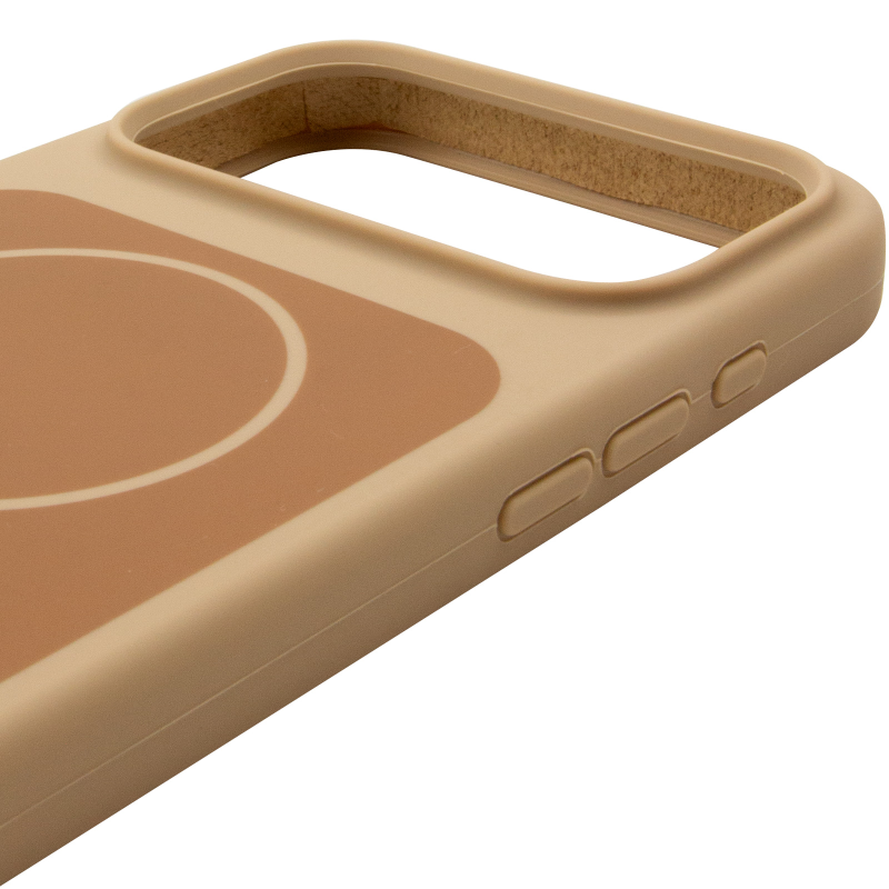 Чохол Silk Duo Color (AA) NO LOGO with Magnetic Fit для Apple iPhone 17 Pro Max (6.9"), Desert Gold 3, Силікон, купити оптом з доставкою