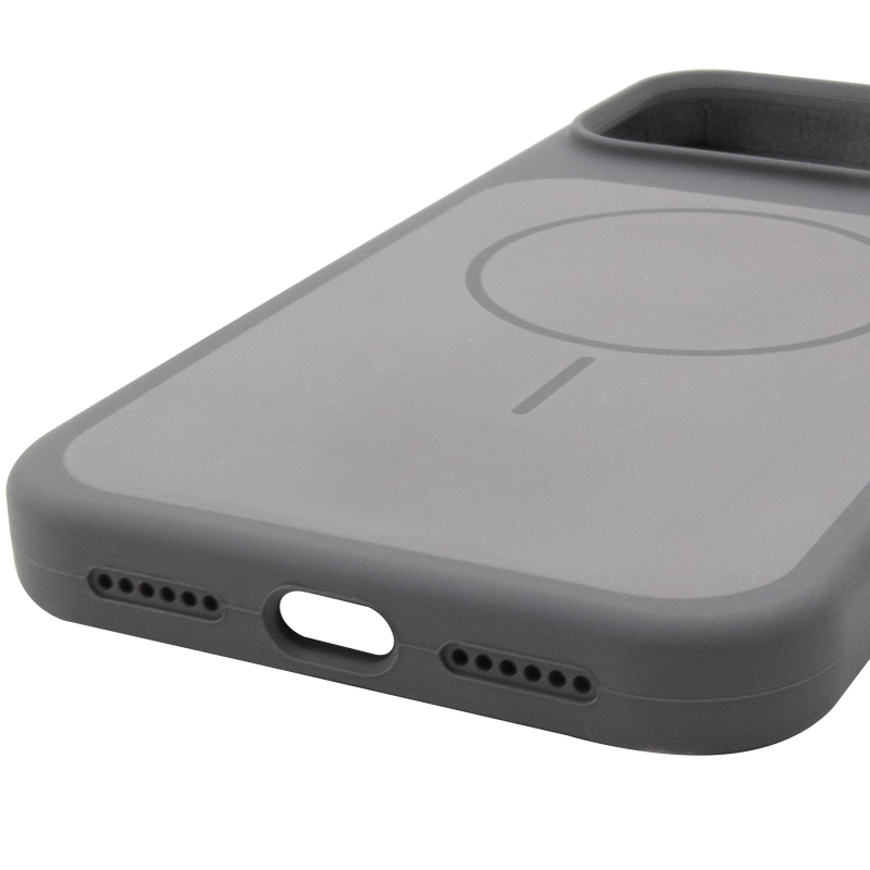 Чохол Silk Duo Color (AA) NO LOGO with Magnetic Fit для Apple iPhone 17 Pro Max (6.9"), Gray 4, Силікон, купити оптом з доставкою