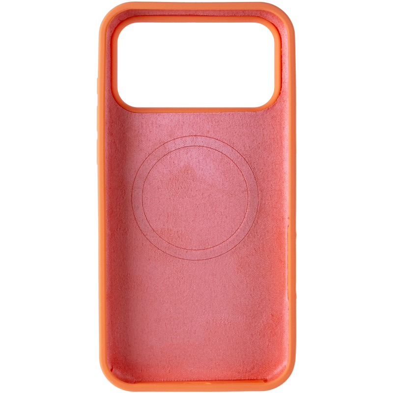 Чохол Silk Duo Color (AA) NO LOGO with Magnetic Fit для Apple iPhone 17 Pro Max (6.9"), Orange 2, Силікон, купити оптом з доставкою