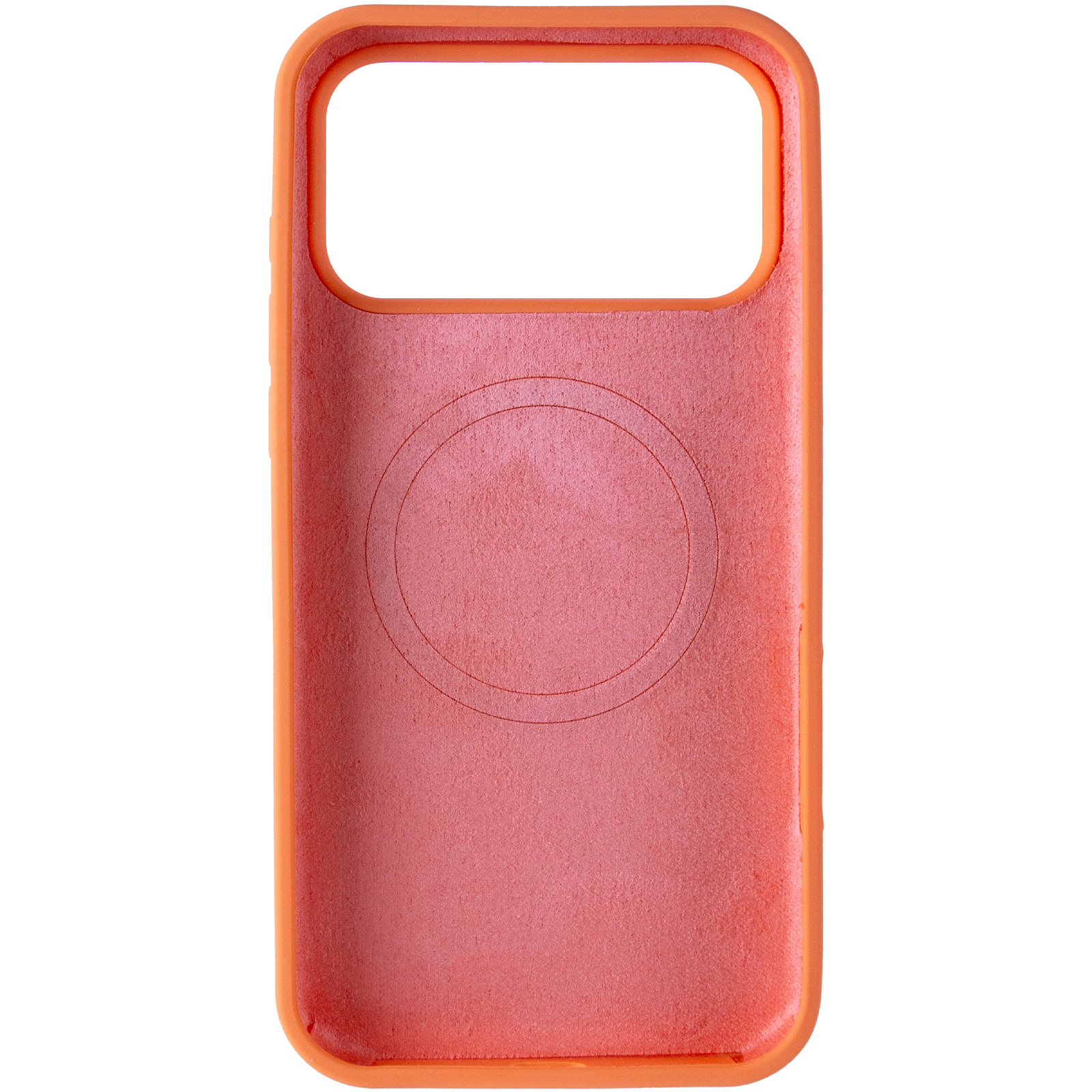 Чохол Silk Duo Color (AA) NO LOGO with Magnetic Fit для Apple iPhone 17 Pro Max (6.9"), Orange 2, Силікон, купити оптом з доставкою