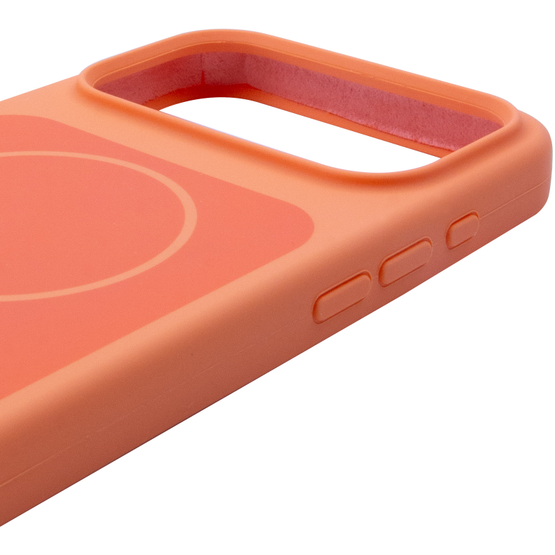 Чохол Silk Duo Color (AA) NO LOGO with Magnetic Fit для Apple iPhone 17 Pro Max (6.9"), Orange 3, Силікон, купити оптом з доставкою