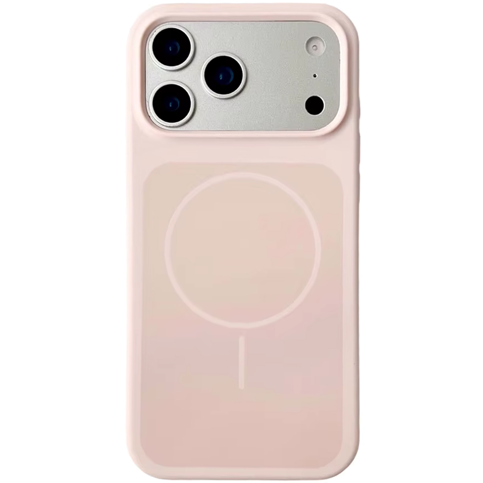 Чехол Silk Duo Color (AA) NO LOGO with Magnetic Fit для Apple iPhone 17 Pro Max (6.9"), Pink, Силикон, купить оптом с доставкой