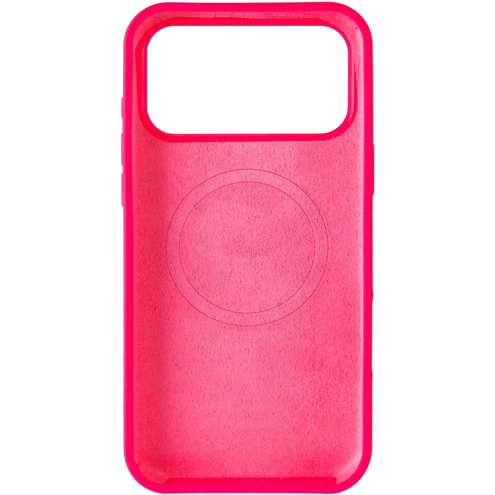 Чехол Silk Duo Color (AA) NO LOGO with Magnetic Fit для Apple iPhone 17 Pro Max / 18 Pro Max (6.9"), Barbie Pink 2, Силикон, купить оптом с доставкой