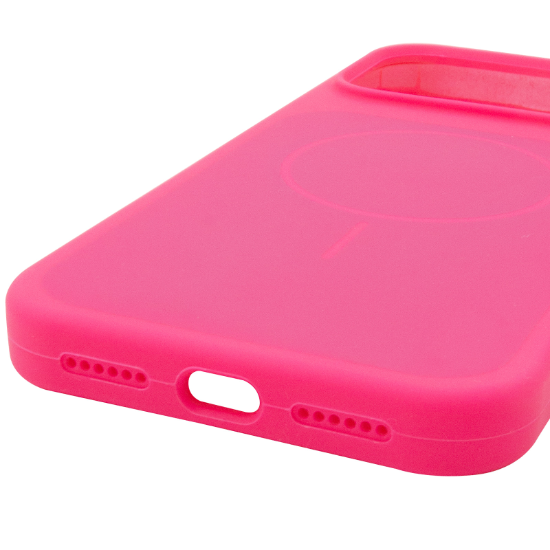 Чехол Silk Duo Color (AA) NO LOGO with Magnetic Fit для Apple iPhone 17 Pro Max / 18 Pro Max (6.9"), Barbie Pink 4, Силикон, купить оптом с доставкой