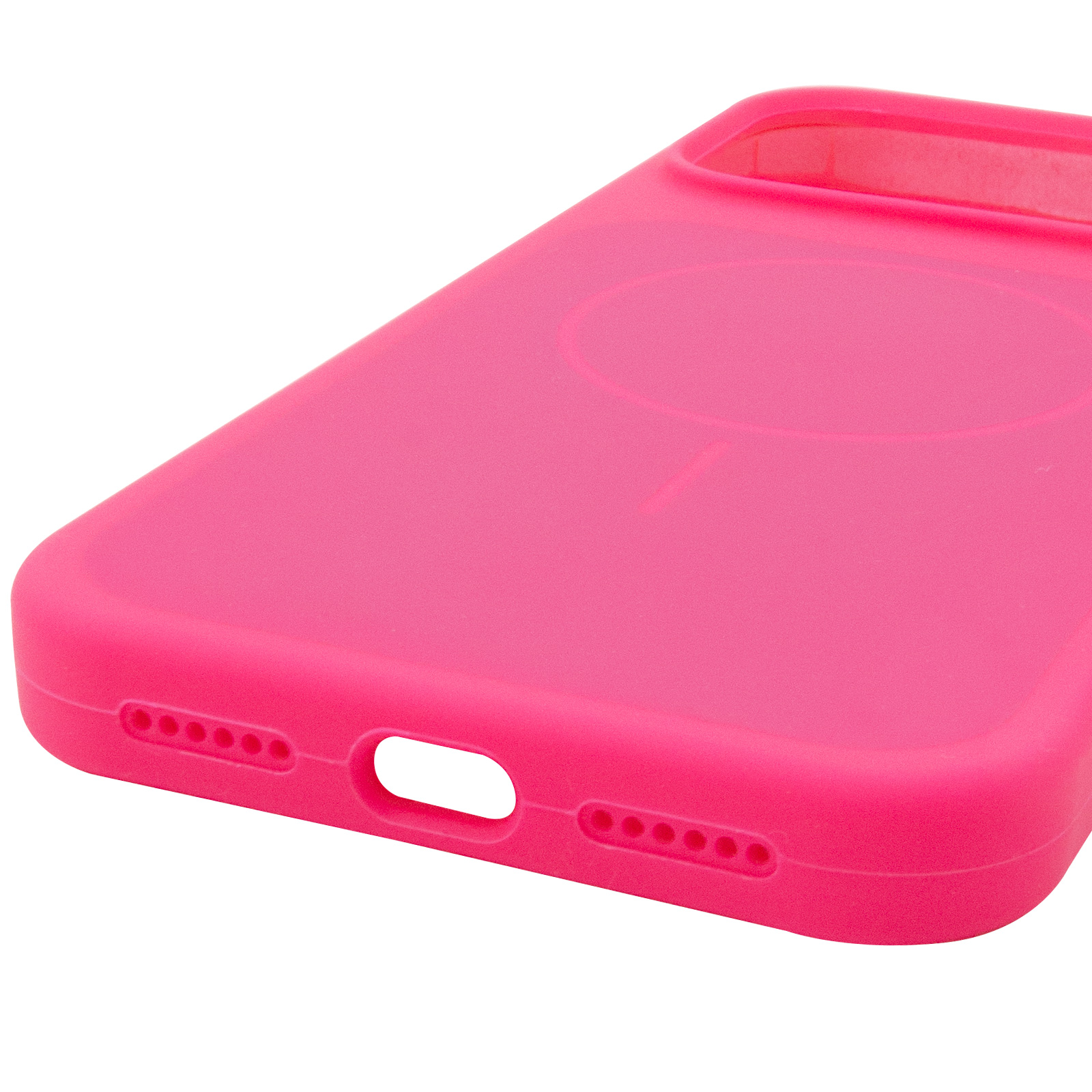 Чехол Silk Duo Color (AA) NO LOGO with Magnetic Fit для Apple iPhone 17 Pro Max / 18 Pro Max (6.9"), Barbie Pink 4, Силикон, купить оптом с доставкой