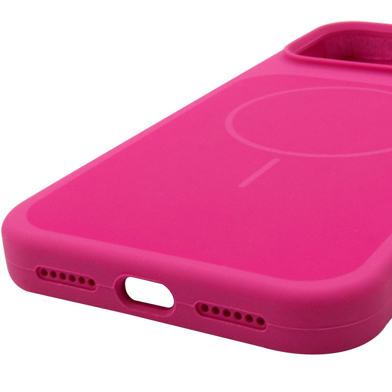 Чехол Silk Duo Color (AA) NO LOGO with Magnetic Fit для Apple iPhone 17 Pro Max / 18 Pro Max (6.9"), Dragon Fruit 4, Силикон, купить оптом с доставкой