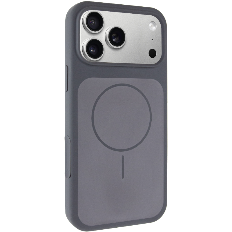 Чехол Silk Duo Color (AA) NO LOGO with Magnetic Fit для Apple iPhone 17 Pro Max / 18 Pro Max (6.9"), Gray, Силикон, купить оптом с доставкой