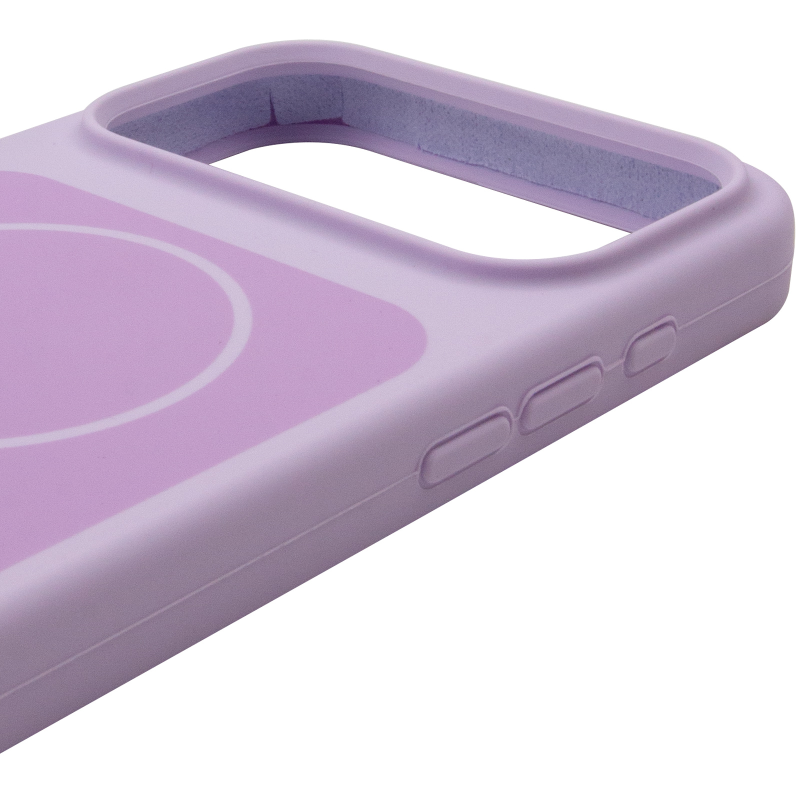 Чехол Silk Duo Color (AA) NO LOGO with Magnetic Fit для Apple iPhone 17 Pro Max / 18 Pro Max (6.9"), Lilac 3, Силикон, купить оптом с доставкой