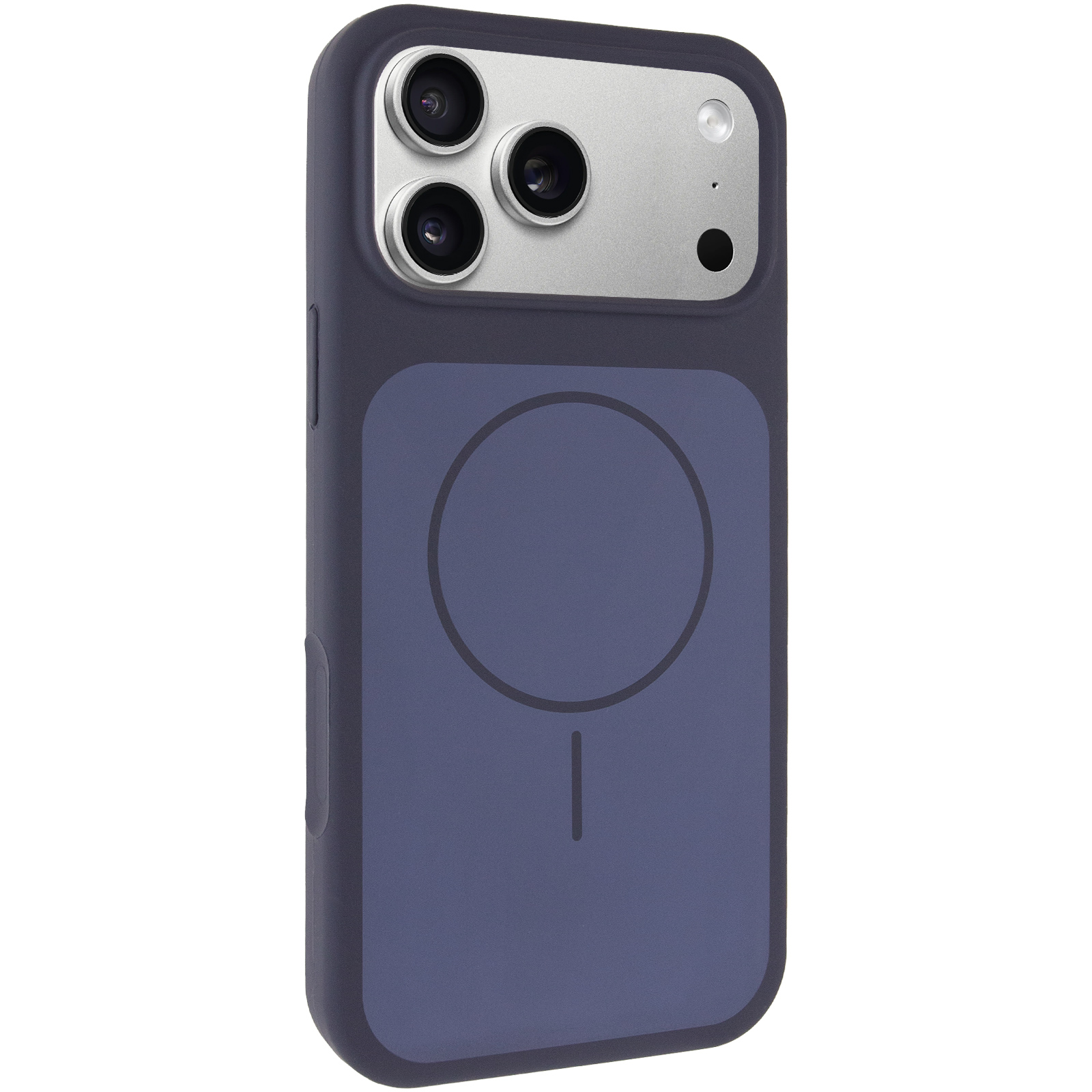 Чехол Silk Duo Color (AA) NO LOGO with Magnetic Fit для Apple iPhone 17 Pro Max / 18 Pro Max (6.9"), Midnight Blue, Силикон, купить оптом с доставкой