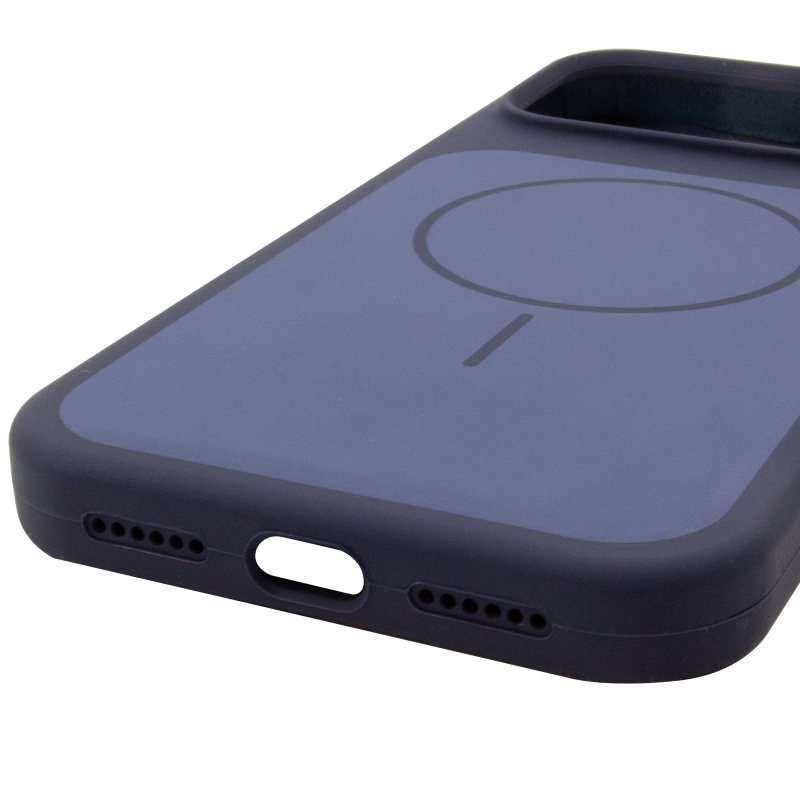 Чехол Silk Duo Color (AA) NO LOGO with Magnetic Fit для Apple iPhone 17 Pro Max / 18 Pro Max (6.9"), Midnight Blue 4, Силикон, купить оптом с доставкой