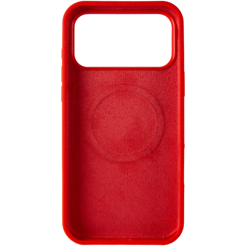 Чехол Silk Duo Color (AA) NO LOGO with Magnetic Fit для Apple iPhone 17 Pro Max / 18 Pro Max (6.9"), Red 2, Силикон, купить оптом с доставкой