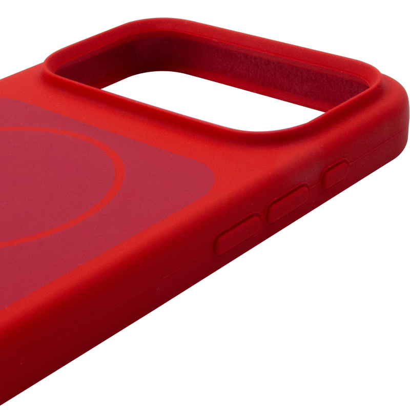 Чехол Silk Duo Color (AA) NO LOGO with Magnetic Fit для Apple iPhone 17 Pro Max / 18 Pro Max (6.9"), Red 3, Силикон, купить оптом с доставкой