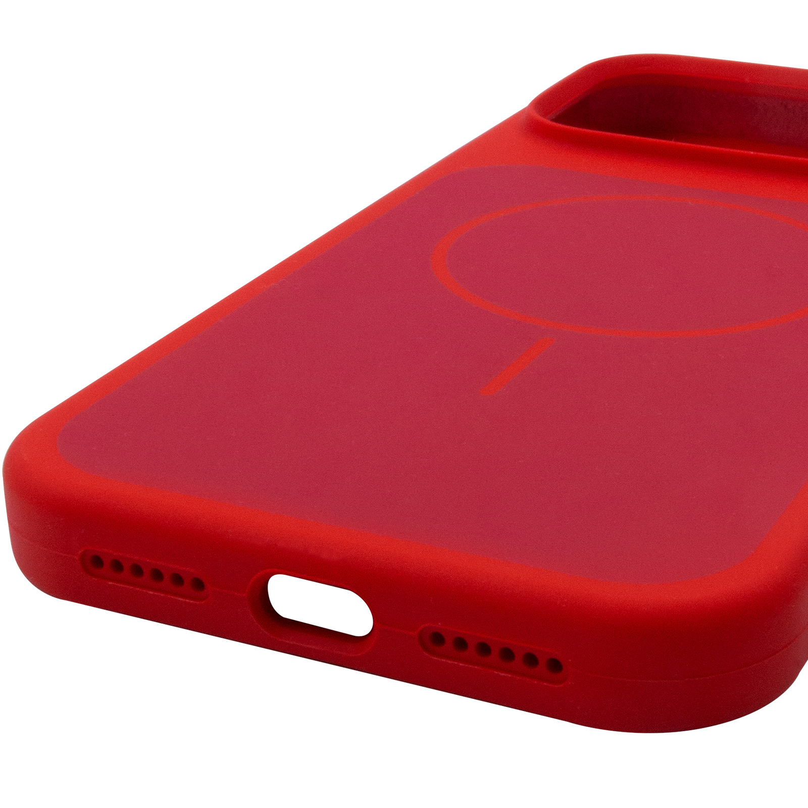 Чехол Silk Duo Color (AA) NO LOGO with Magnetic Fit для Apple iPhone 17 Pro Max / 18 Pro Max (6.9"), Red 4, Силикон, купить оптом с доставкой