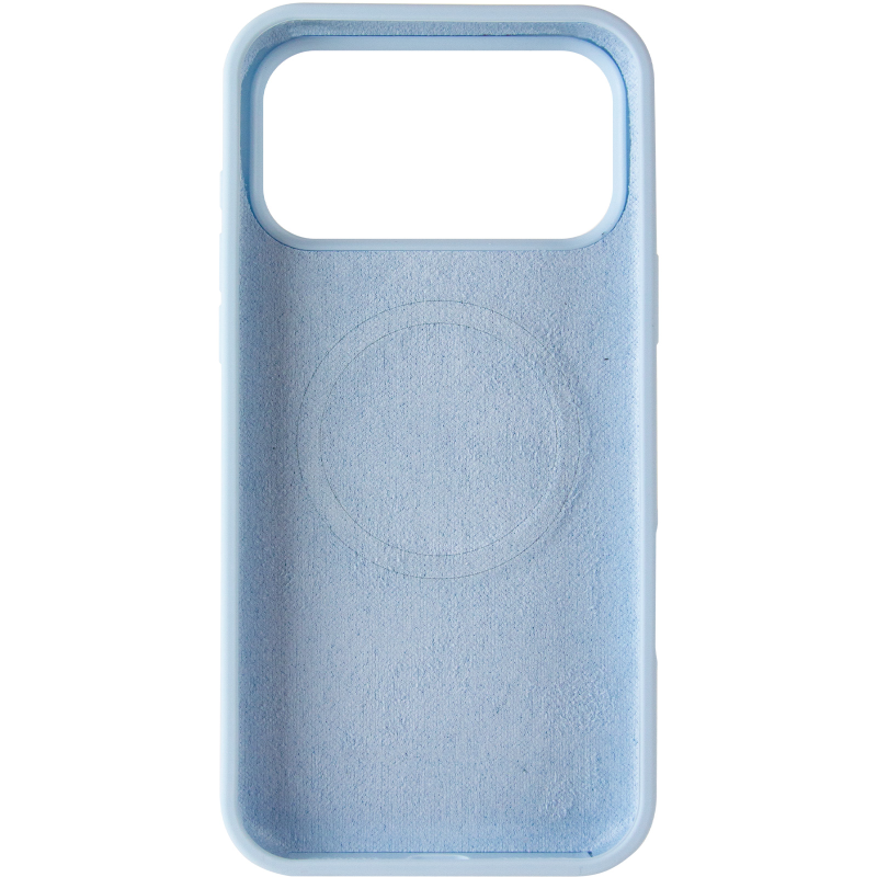 Чехол Silk Duo Color (AA) NO LOGO with Magnetic Fit для Apple iPhone 17 Pro Max / 18 Pro Max (6.9"), Sky Blue 2, Силикон, купить оптом с доставкой