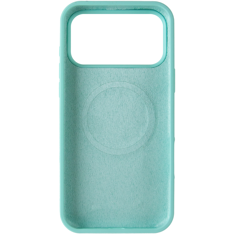 Чехол Silk Duo Color (AA) NO LOGO with Magnetic Fit для Apple iPhone 17 Pro Max / 18 Pro Max (6.9"), Turquoise 2, Силикон, купить оптом с доставкой