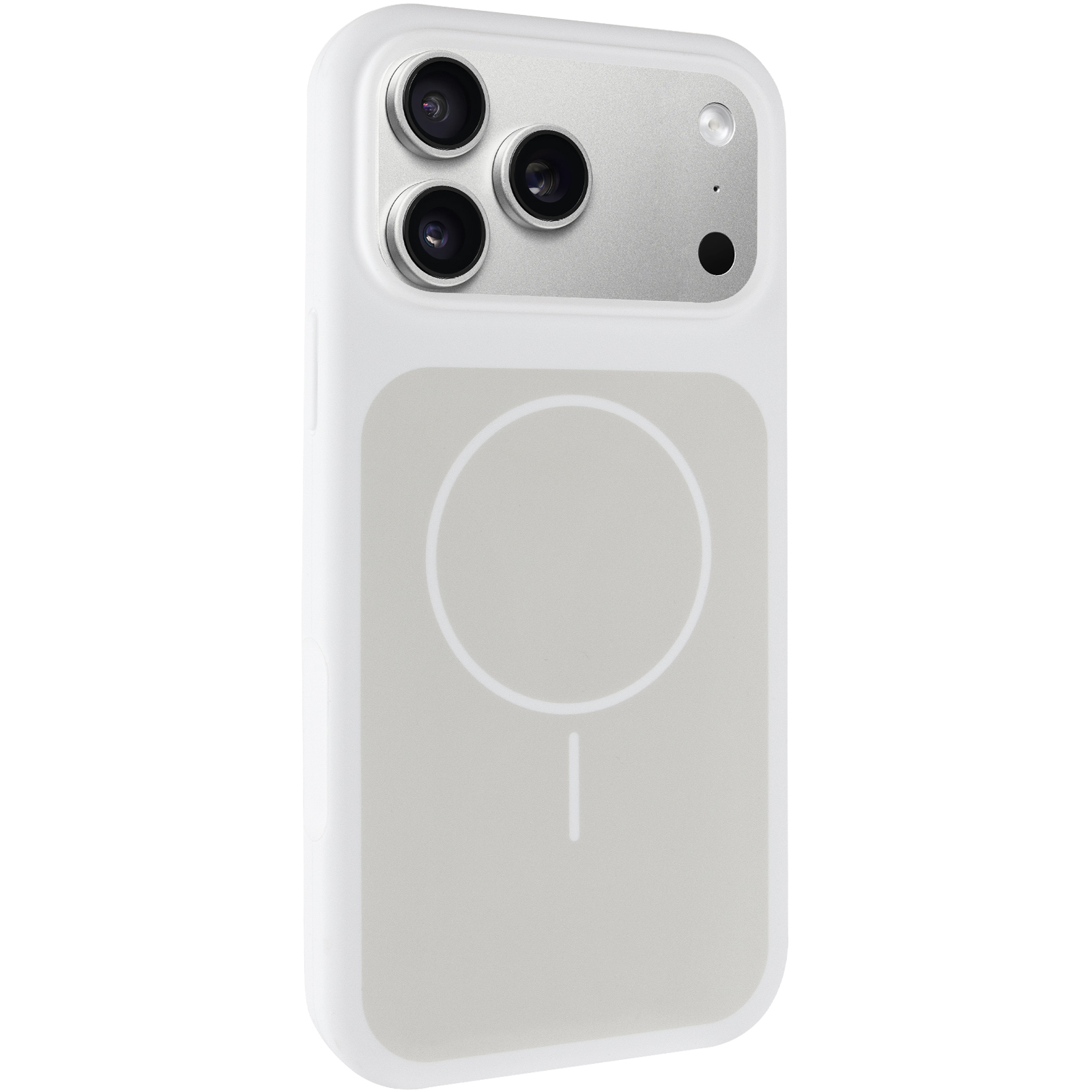 Чехол Silk Duo Color (AA) NO LOGO with Magnetic Fit для Apple iPhone 17 Pro Max / 18 Pro Max (6.9"), White, Силикон, купить оптом с доставкой