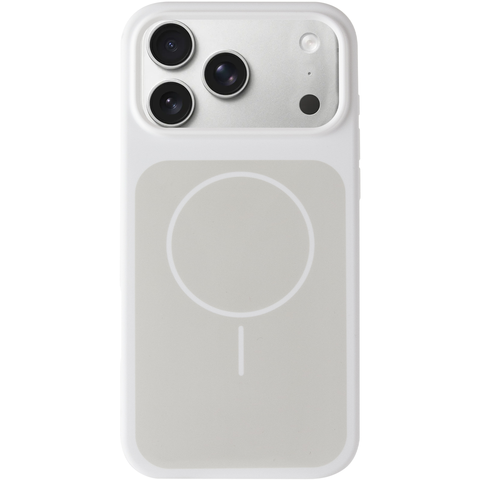 Чехол Silk Duo Color (AA) NO LOGO with Magnetic Fit для Apple iPhone 17 Pro Max / 18 Pro Max (6.9"), White 1, Силикон, купить оптом с доставкой
