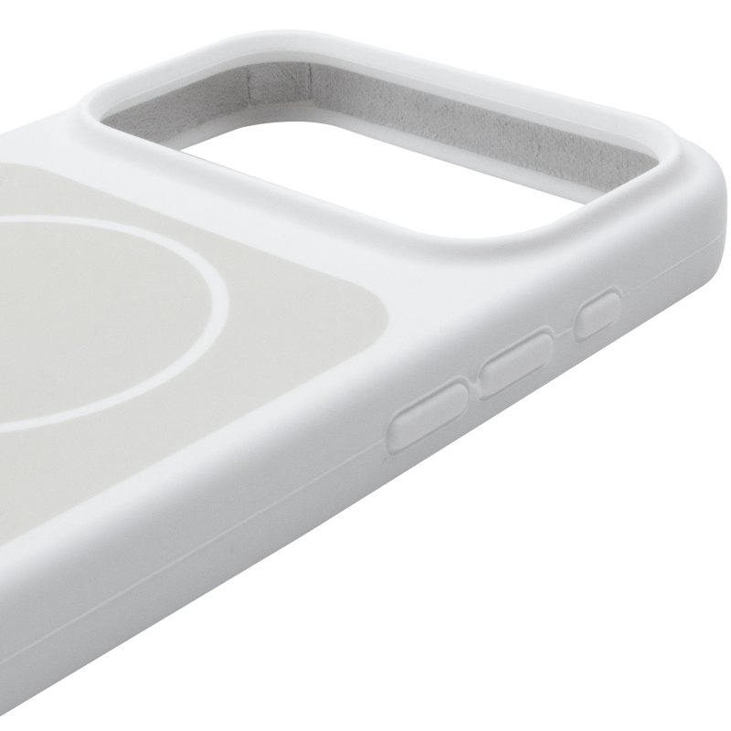 Чехол Silk Duo Color (AA) NO LOGO with Magnetic Fit для Apple iPhone 17 Pro Max / 18 Pro Max (6.9"), White 3, Силикон, купить оптом с доставкой