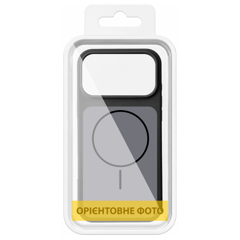 Чехол Silk Duo Color (AA) NO LOGO with Magnetic Fit для Apple iPhone 17 Air (6.5"), Black 1, Силикон, купить оптом с доставкой
