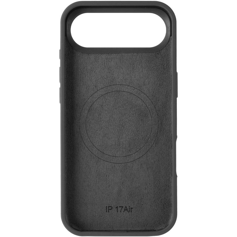 Чехол Silk Duo Color (AA) NO LOGO with Magnetic Fit для Apple iPhone 17 Air (6.5"), Black 3, Силикон, купить оптом с доставкой