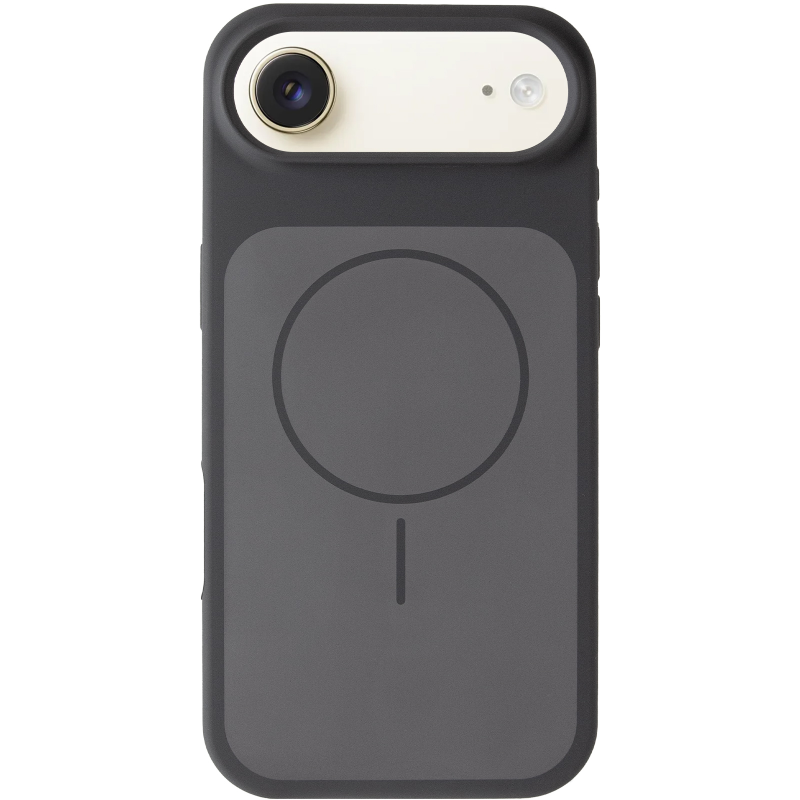 Чехол Silk Duo Color (AA) NO LOGO with Magnetic Fit для Apple iPhone 17 Air (6.5"), Gray 1, Силикон, купить оптом с доставкой