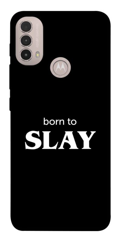 Чохол itsPrint Slay для Motorola Moto E40, написи, купити оптом з доставкою