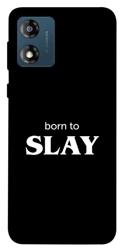 Чохол itsPrint Slay для Motorola Moto E13, написи, купити оптом з доставкою