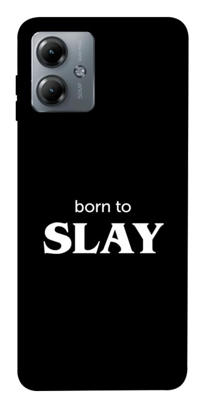 Чохол itsPrint Slay для Motorola Moto G14, написи, купити оптом з доставкою