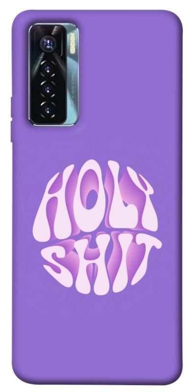 Чохол itsPrint Holy shit для TECNO Camon 17 Pro, написи, купити оптом з доставкою