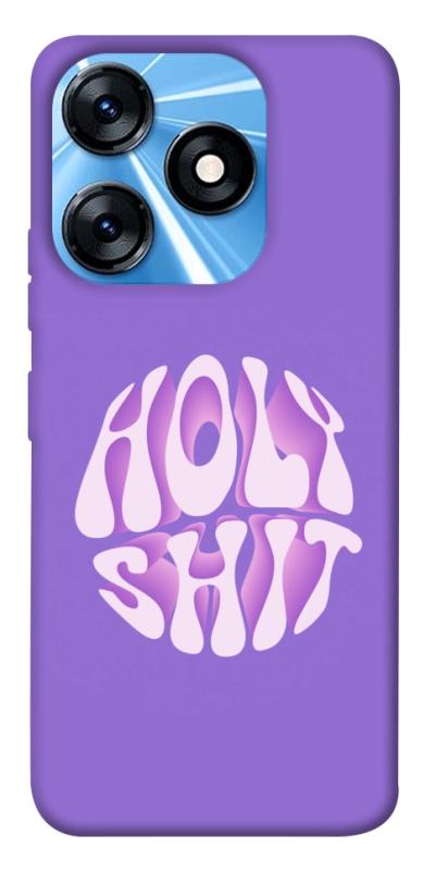 Чохол itsPrint Holy shit для TECNO Spark 10 Pro, написи, купити оптом з доставкою