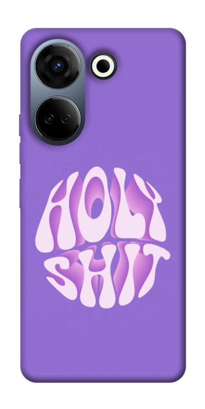 Чохол itsPrint Holy shit для TECNO Camon 20 Pro (CK7n), написи, купити оптом з доставкою