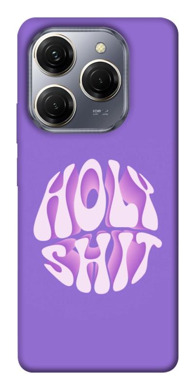 Чохол itsPrint Holy shit для TECNO Spark 20 Pro, написи, купити оптом з доставкою