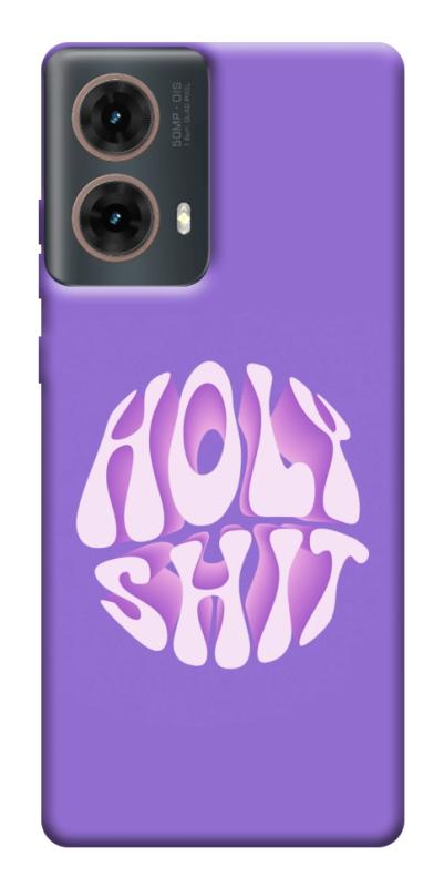 Чохол itsPrint Holy shit для Motorola Moto G85, написи, купити оптом з доставкою