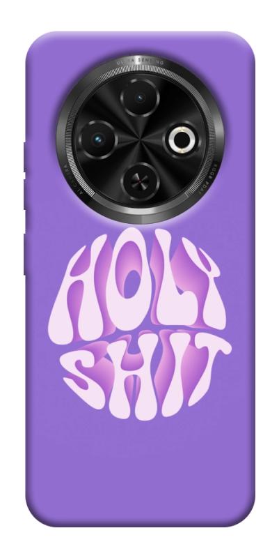 Чохол itsPrint Holy shit для TECNO Spark 30C, написи, купити оптом з доставкою
