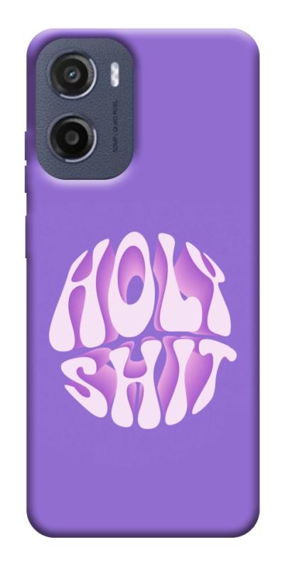 Чохол itsPrint Holy shit для Motorola Moto G05, написи, купити оптом з доставкою