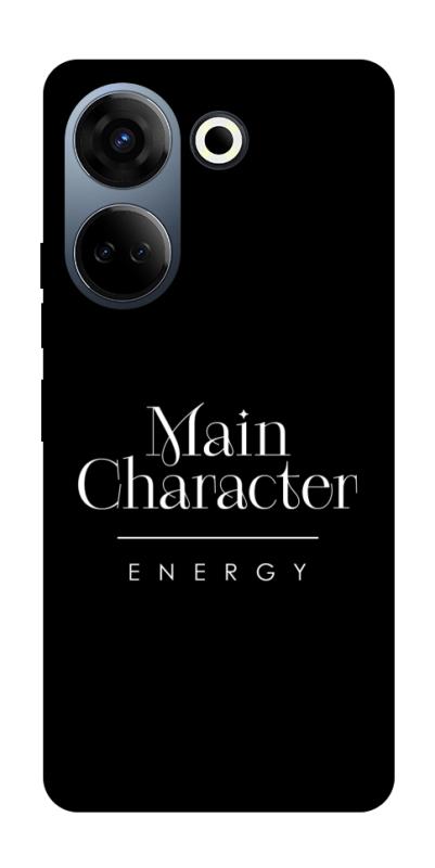 Чохол itsPrint Main character для TECNO Camon 20 Pro (CK7n), написи, купити оптом з доставкою