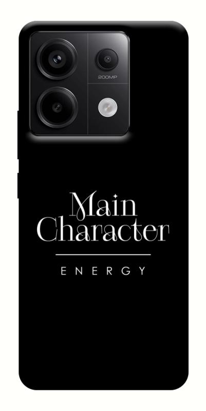 Чохол itsPrint Main character для Xiaomi Redmi Note 13 Pro 4G, написи, купити оптом з доставкою