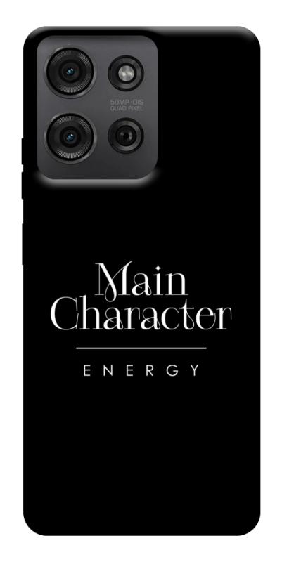 Чохол itsPrint Main character для Motorola Moto G75 5G, написи, купити оптом з доставкою