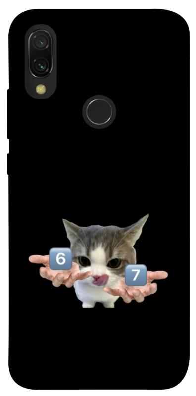 Чохол itsPrint Six Seven cat для Xiaomi Redmi 7, меми, купити оптом з доставкою