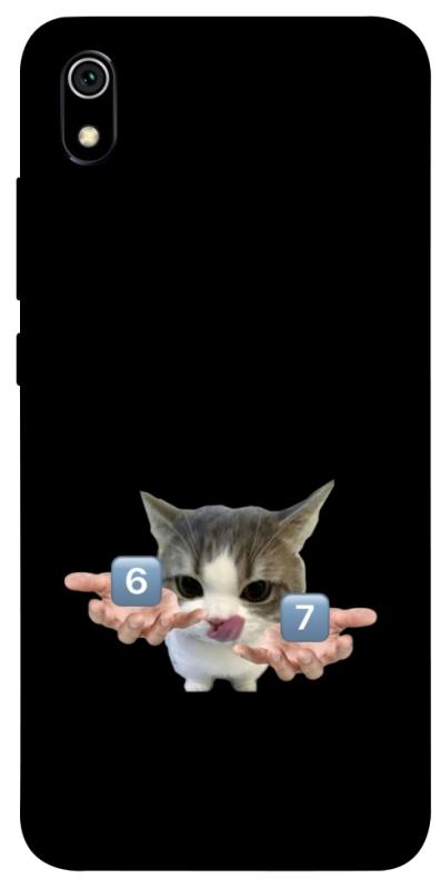 Чохол itsPrint Six Seven cat для Xiaomi Redmi 7A, меми, купити оптом з доставкою