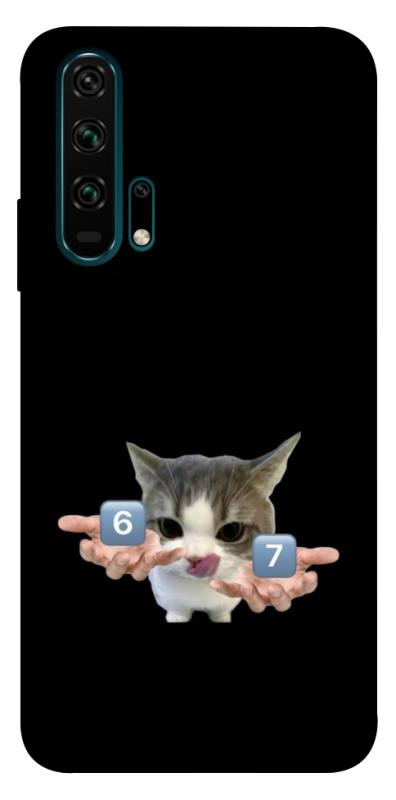 Чохол itsPrint Six Seven cat для Huawei Honor 20 Pro, меми, купити оптом з доставкою