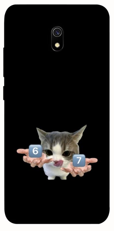 Чохол itsPrint Six Seven cat для Xiaomi Redmi 8a, меми, купити оптом з доставкою