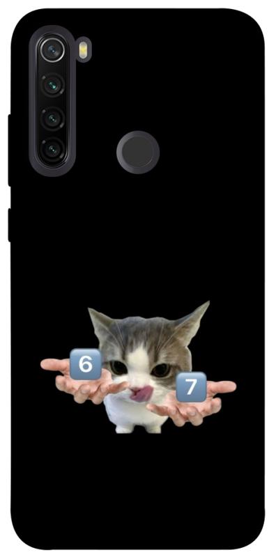 Чохол itsPrint Six Seven cat для Xiaomi Redmi Note 8T, меми, купити оптом з доставкою
