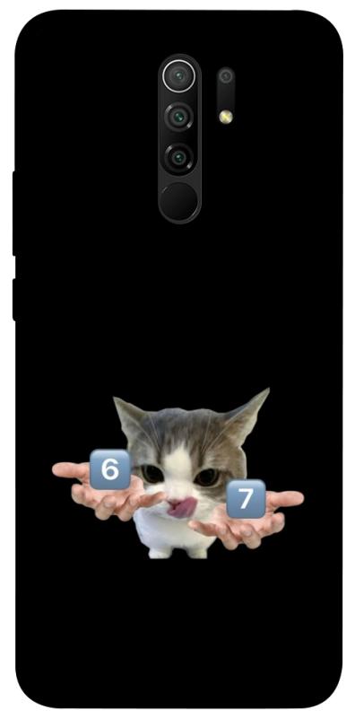 Чохол itsPrint Six Seven cat для Xiaomi Redmi 9, меми, купити оптом з доставкою