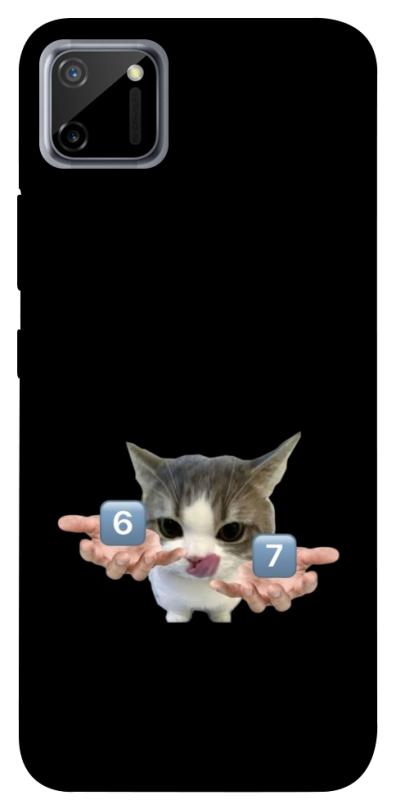 Чохол itsPrint Six Seven cat для Realme C11, меми, купити оптом з доставкою