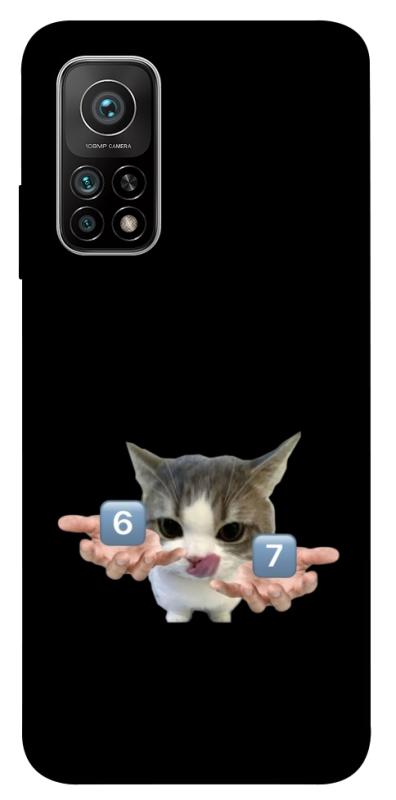 Чохол itsPrint Six Seven cat для Xiaomi Mi 10T, меми, купити оптом з доставкою