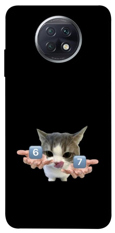 Чохол itsPrint Six Seven cat для Xiaomi Redmi Note 9 5G / Note 9T, меми, купити оптом з доставкою
