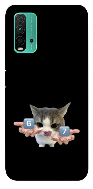 Чохол itsPrint Six Seven cat для Xiaomi Redmi Note 9 4G / Redmi 9 Power / Redmi 9T, меми, купити оптом з доставкою