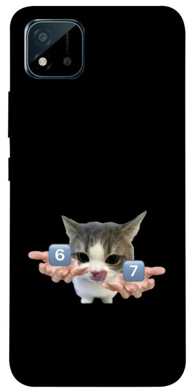 Чохол itsPrint Six Seven cat для Realme C11 (2021), меми, купити оптом з доставкою