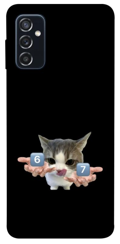Чохол itsPrint Six Seven cat для Samsung Galaxy M52, меми, купити оптом з доставкою
